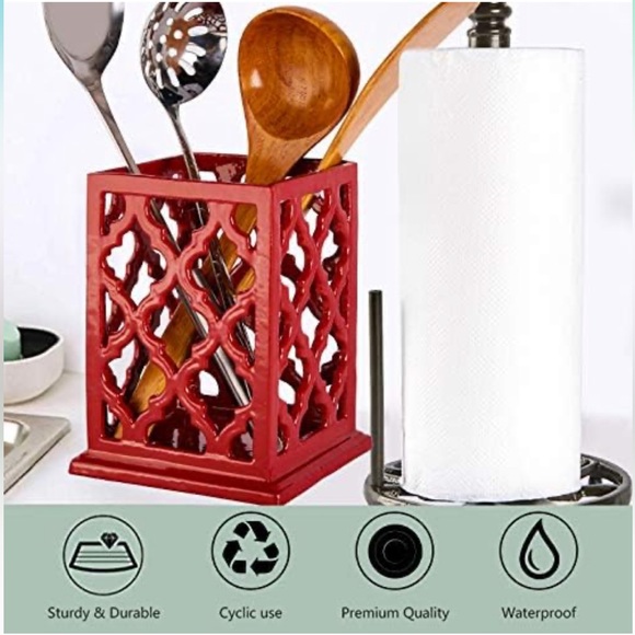 jogreful Vintage Decorative Kitchen Utensil Holder Cooking Utensil Organizer - Picture 5 of 10